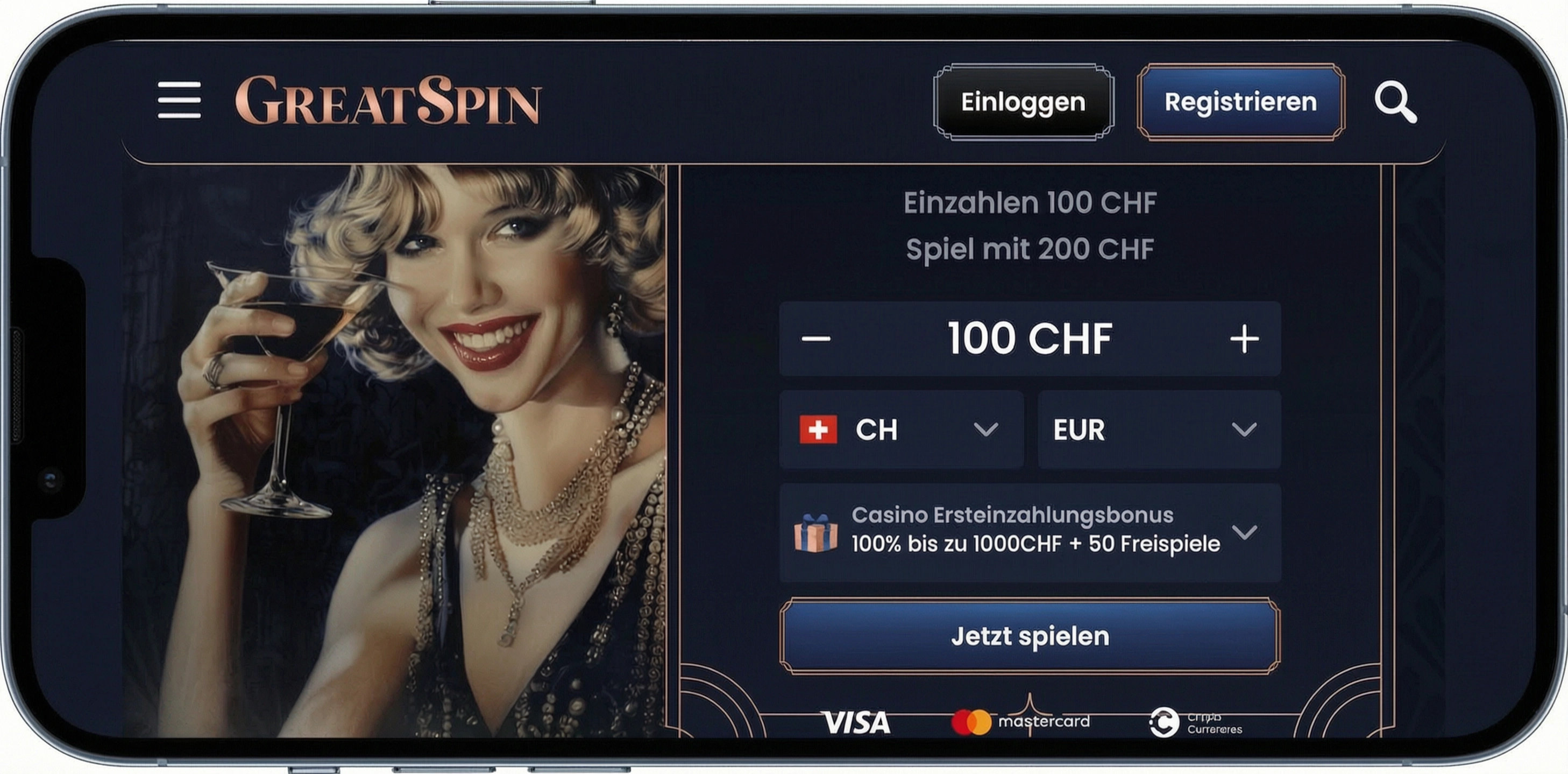 GreatSpin – Bestes Casino für die Schweiz mit beste online casino ausland Angeboten